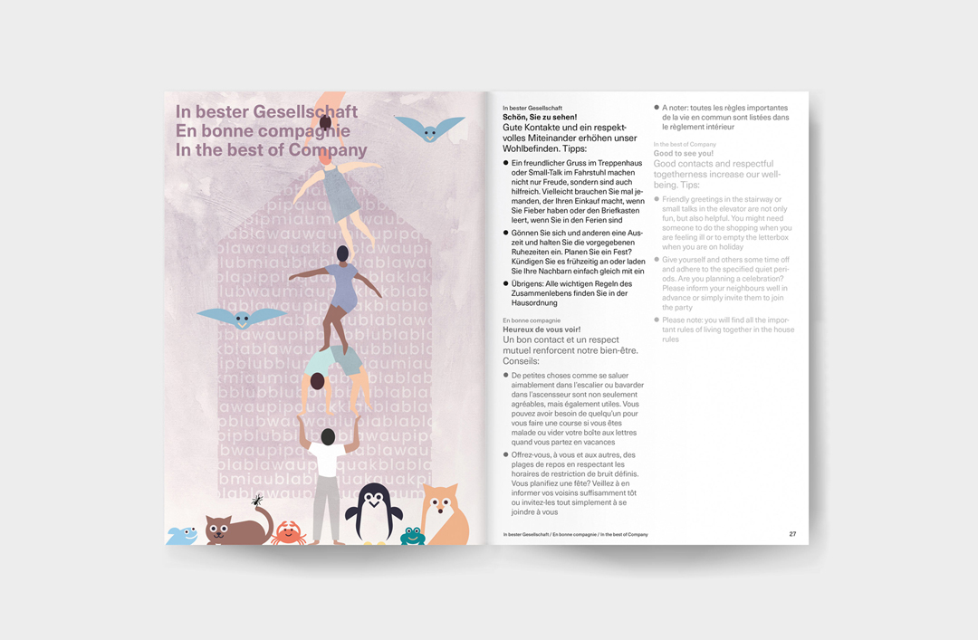 Illustration In bester Gesellschaft